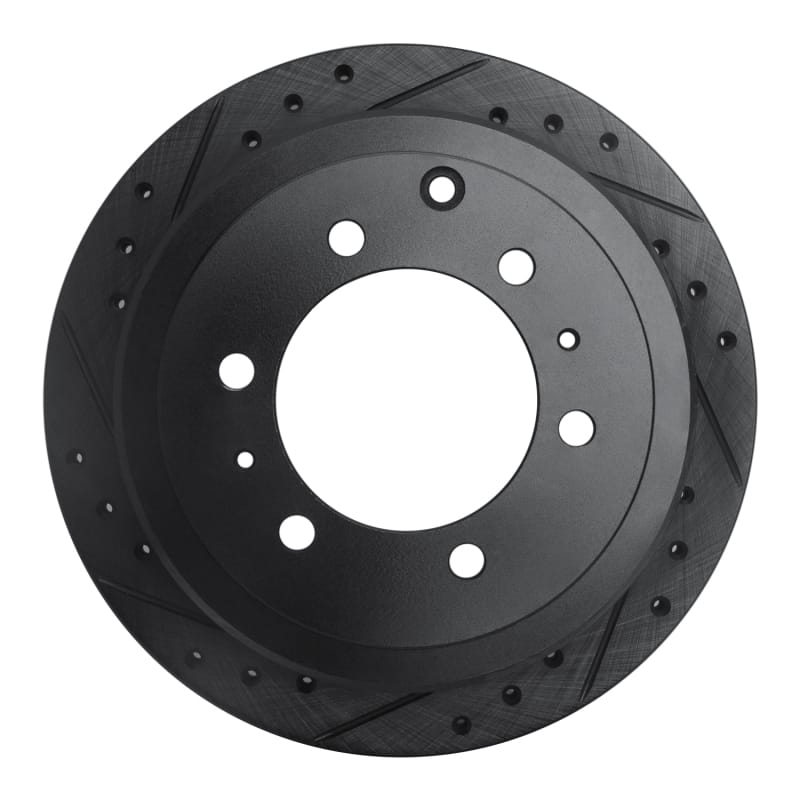 R1 Concepts — R1 1993-1997 Lexus LX450 Rear Left Drilled & Slotted Black Brake Rotor
R1 Brake Rotor Drill