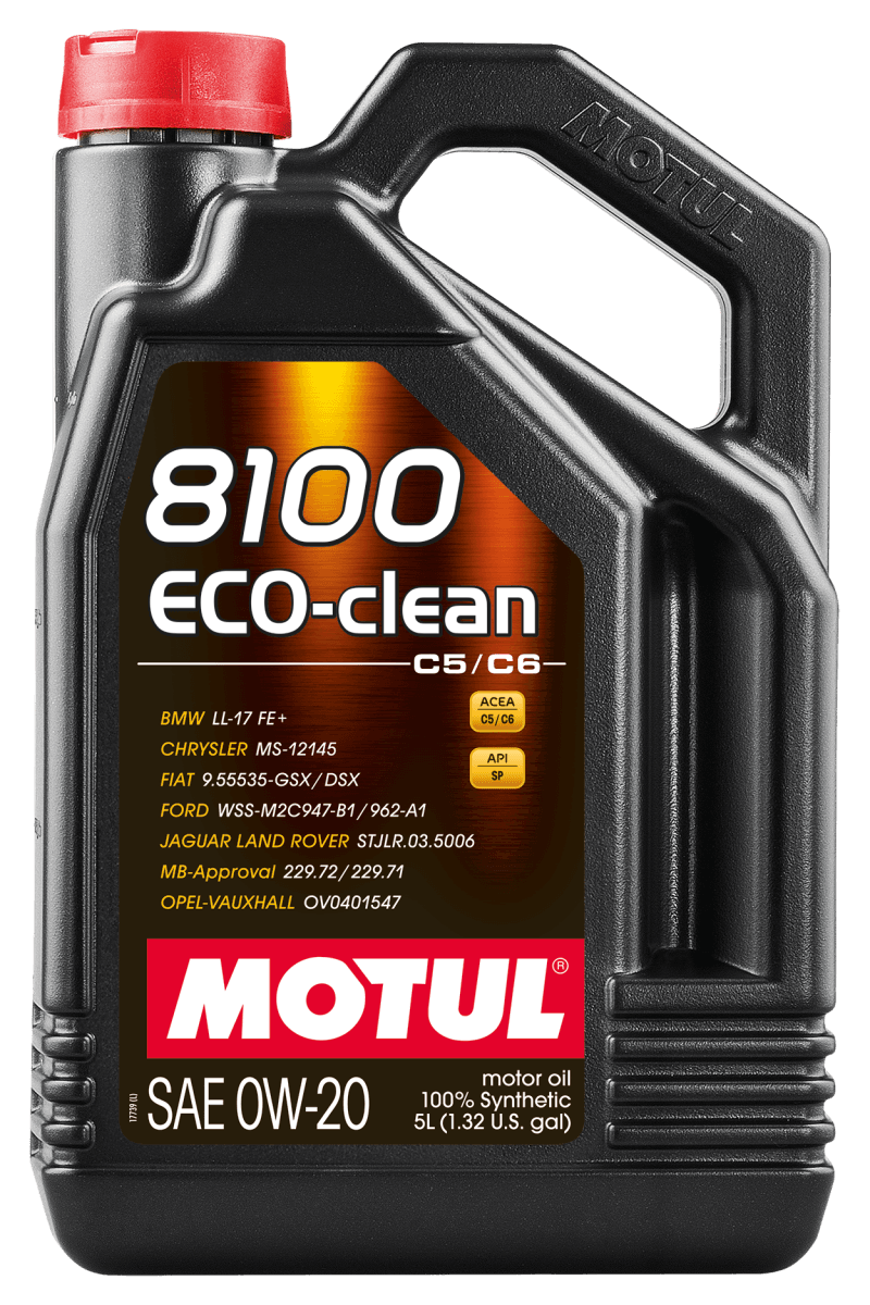 Motul — Motul 5L Synthetic Engine Oil 8100 0W20 Eco-Clean