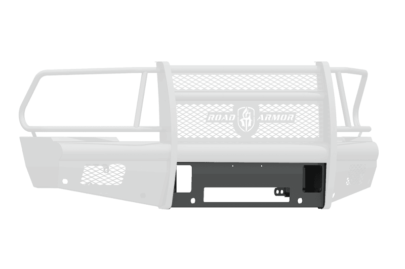 Road Armor — Road Armor 10-18 Dodge 2500 Vaquero Front Non-Winch Plate - Tex Blk