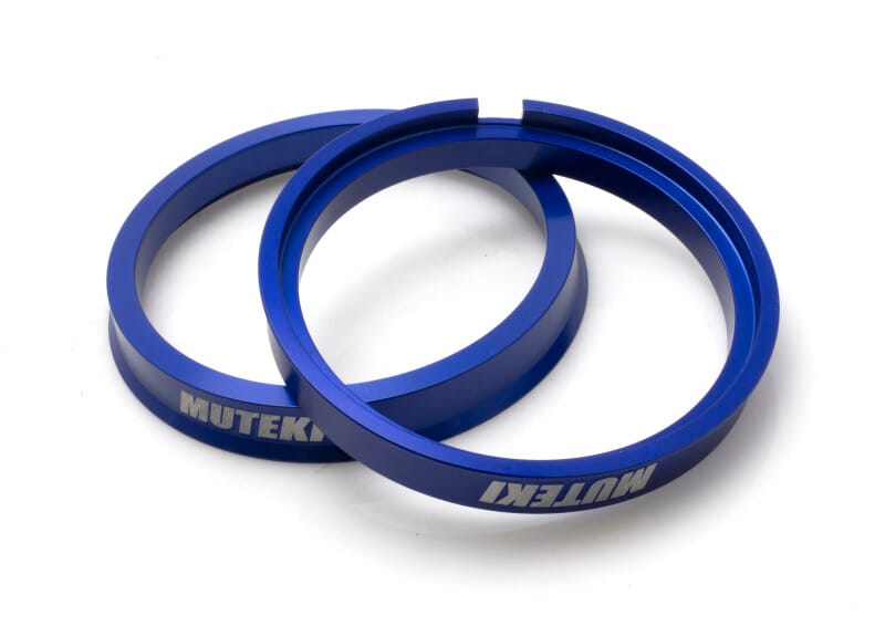 Wheel Mate — Wheel Mate Muteki Hub Ring Set 75mm x 64.1mm - 2 Piece - Blue