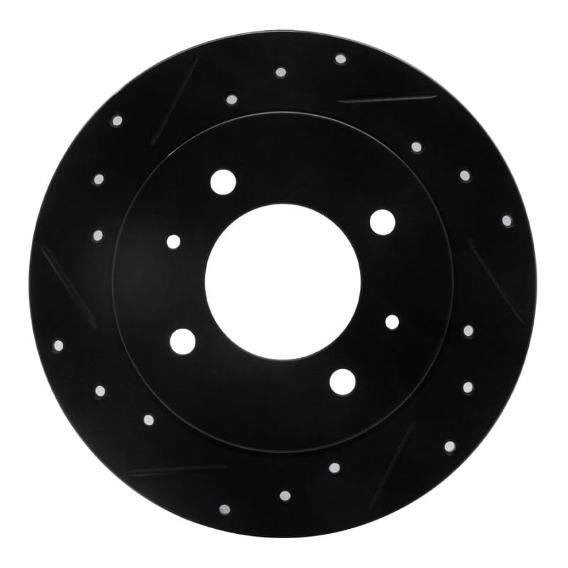 R1 Concepts — R1 97-06 Hyundai Elantra Rear Left Drilled & Slotted Black Brake Rotor
R1 Brake Rotor Drill