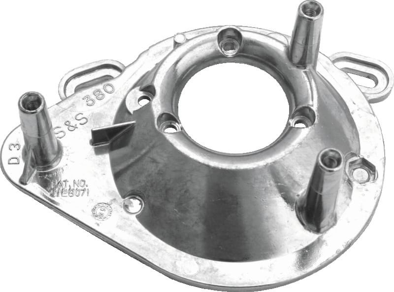 S&S Cycle — Super E and G Back Plate, 4-1/8" Bore