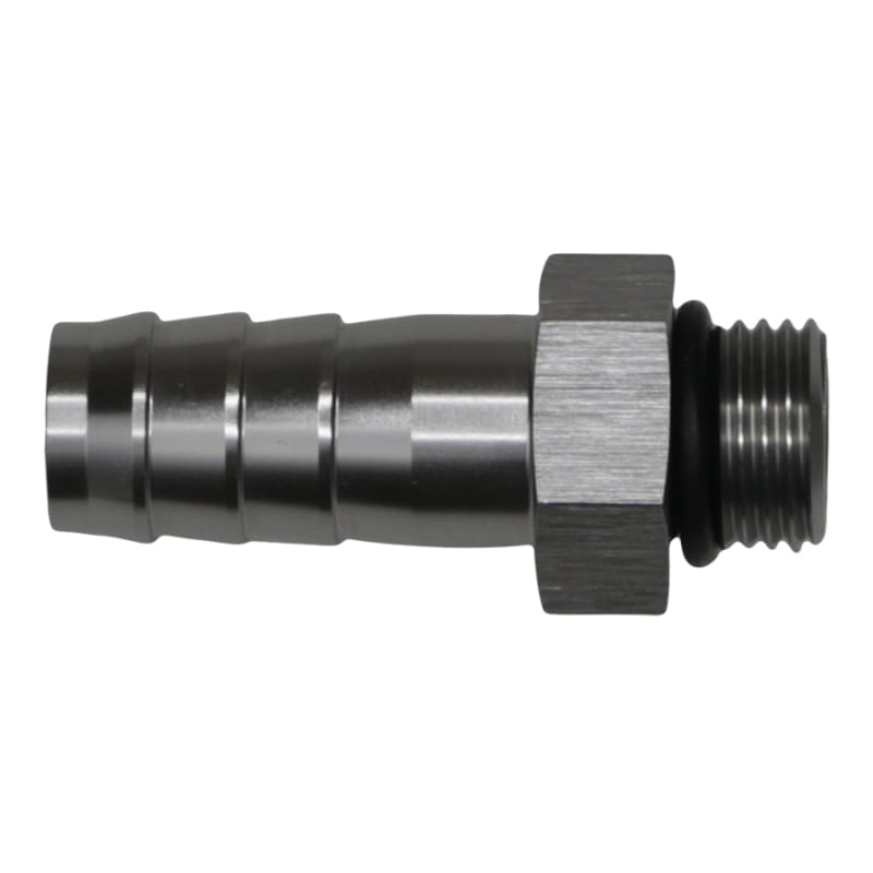DeatschWerks — DeatschWerks 6AN ORB Male to 1/2in Male Triple Barb Fitting (Incl O-Ring) - Anodized DW Titanium
Lines & Fittings