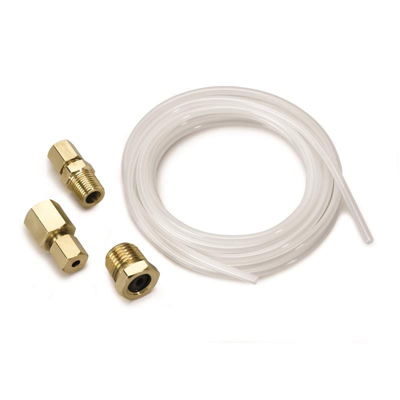 AutoMeter — TUBING, NYLON, 1/8", 10FT. LENGTH, INCL. 1/8" NPTF BRASS COMPRESSION FITTINGS