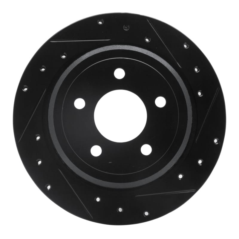 R1 Concepts — R1 03-11 Ford Crown Victoria Rear Right Drilled & Slotted Black Brake Rotor
R1 Brake Rotor Drill