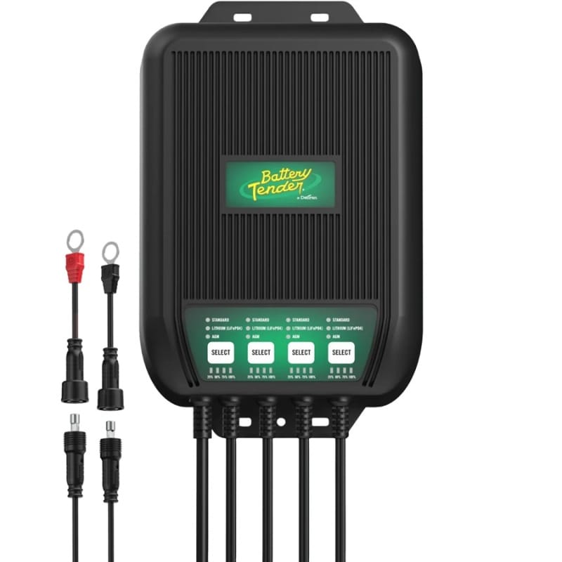 Battery Tender — Battery Tender 40A 12V Wave Charge Pro 4 Bank Battery Charger Marine