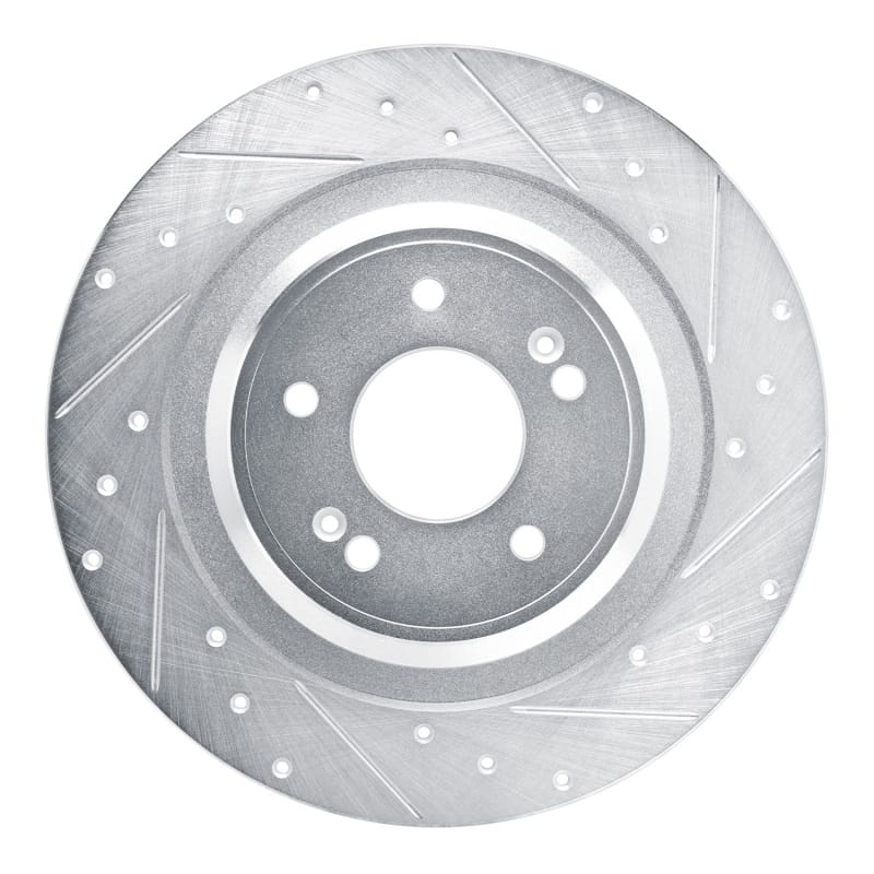 R1 Concepts — R1 22-25 Hyundai SANTA FE Rear Right Drilled & Slotted Silver Brake Rotor
R1 Brake Rotor Drill