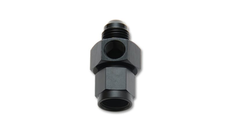 Vibrant — Vibrant -4AN Male to -4AN Female Union Adapter Fitting w/ 1/8in NPT Port
4M/FUnionW1/8"NPTPrt
-4ANMale/Fem1/8"Port
AN Fitting