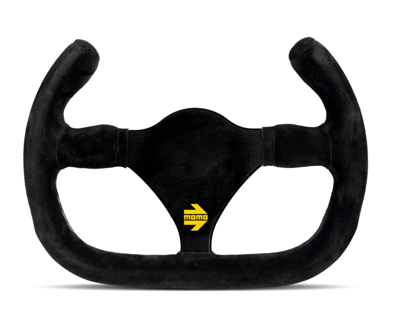 MOMO — Momo MOD27/C Steering Wheel 270 mm - Black Suede/Black Spokes