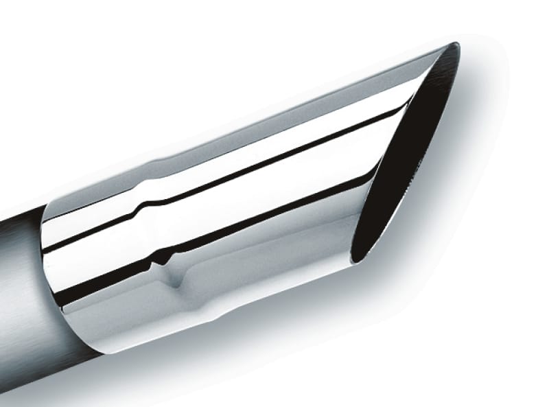 Borla — Borla Universal Polished Tip Single Round Angle-Cut (inlet 2 1/4in. Outlet 2 1/4in)
ExhstTailPipeTip
Tip - Round