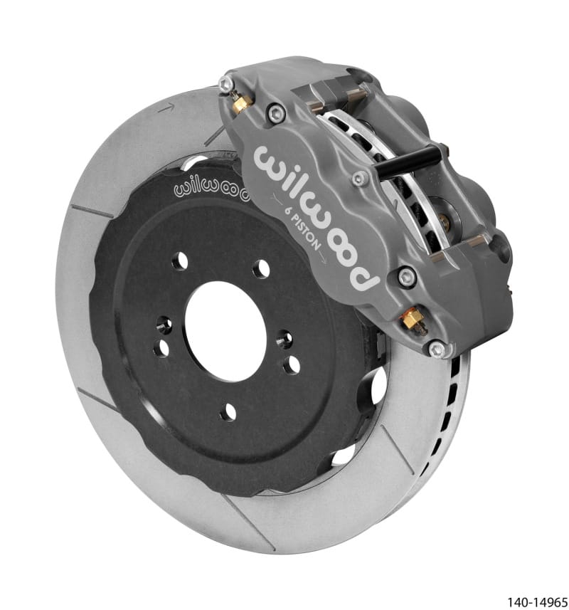 Wilwood — Wilwood Forged Superlite 6R Front Brake Kit (Race) 12.88in GT Slotted Rotor Honda S2000 w/ Lines
BRAKE KIT