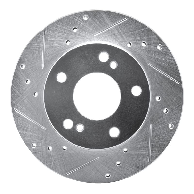 R1 Concepts — R1 96-98 Nissan 240SX Front Left Drilled & Slotted Silver Brake Rotor
R1 Brake Rotor Drill