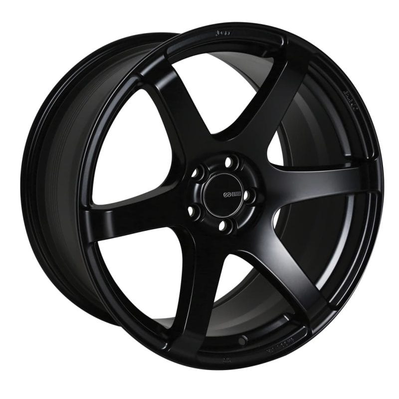 Enkei — Enkei T6S 17x8 45mm Offset 5x100 Bolt Pattern 72.6 Bore Matte Black Wheel
