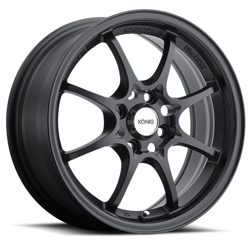 Konig — Konig Helium 15x6.5 4x100 ET40 Flat Black