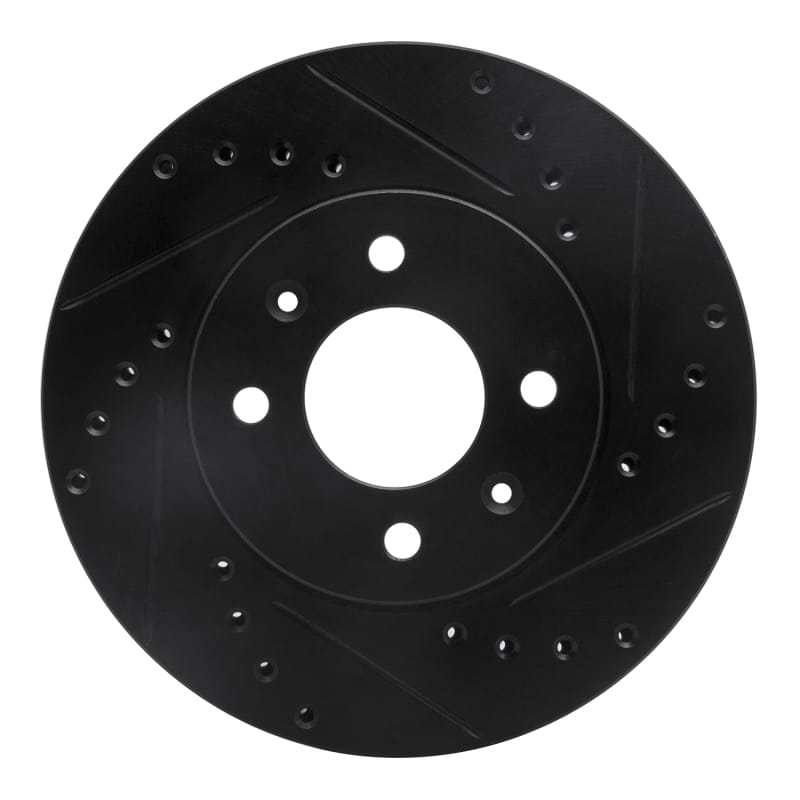 R1 Concepts — R1 12-25 Dodge Attitude (Mexico) Front Right Drilled & Slotted Black Brake Rotor
R1 Brake Rotor Drill