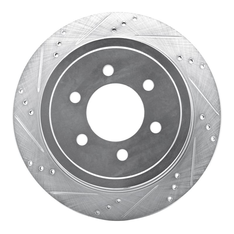R1 Concepts — R1 04-11 Ford F-150 4WD Rear Left Drilled & Slotted Silver Brake Rotor
R1 Brake Rotor Drill