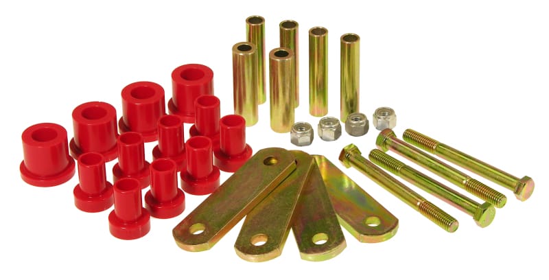 Prothane — Prothane 68-72 Chrysler A Body HD Spring & Shackles Bushings - Red
SPRING/SHACKLE BUSH