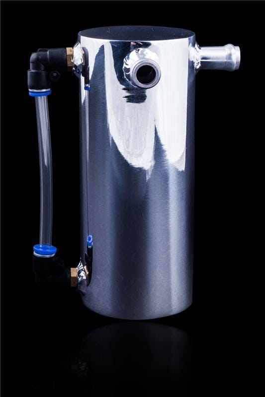 Weapon R — Weapon R 24 fl oz Polished Oil Catch Can w/ 15mm Inlet Ports