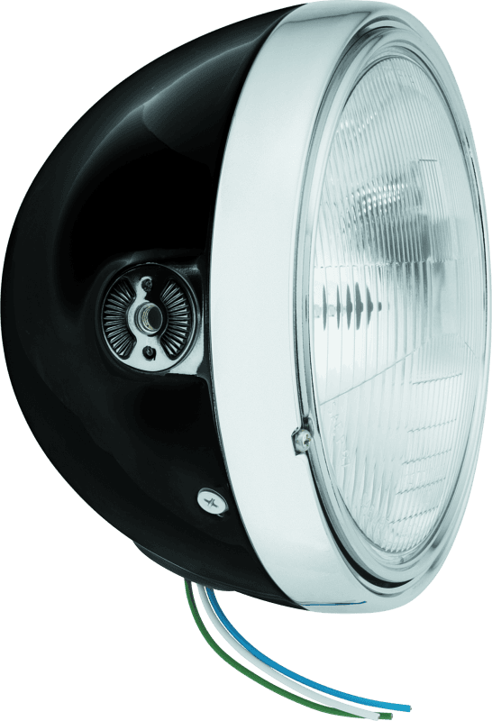 BikeMaster — BikeMaster 7in Headlight Side Mount - Black