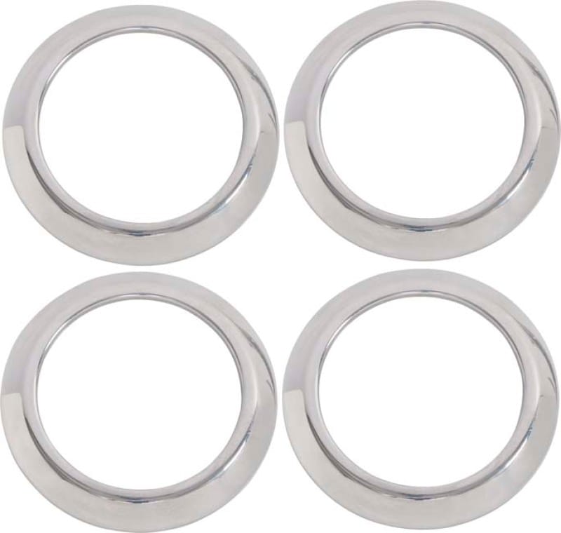 Kentrol — Kentrol 07-10 Jeep Wrangler JK Air Vent Bezels 4 Pieces - Polished Silver