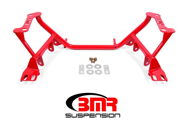 BMR Suspension — BMR 96-04 New Edge Mustang K-Member Coilover Version / Motor Plate Version - Red