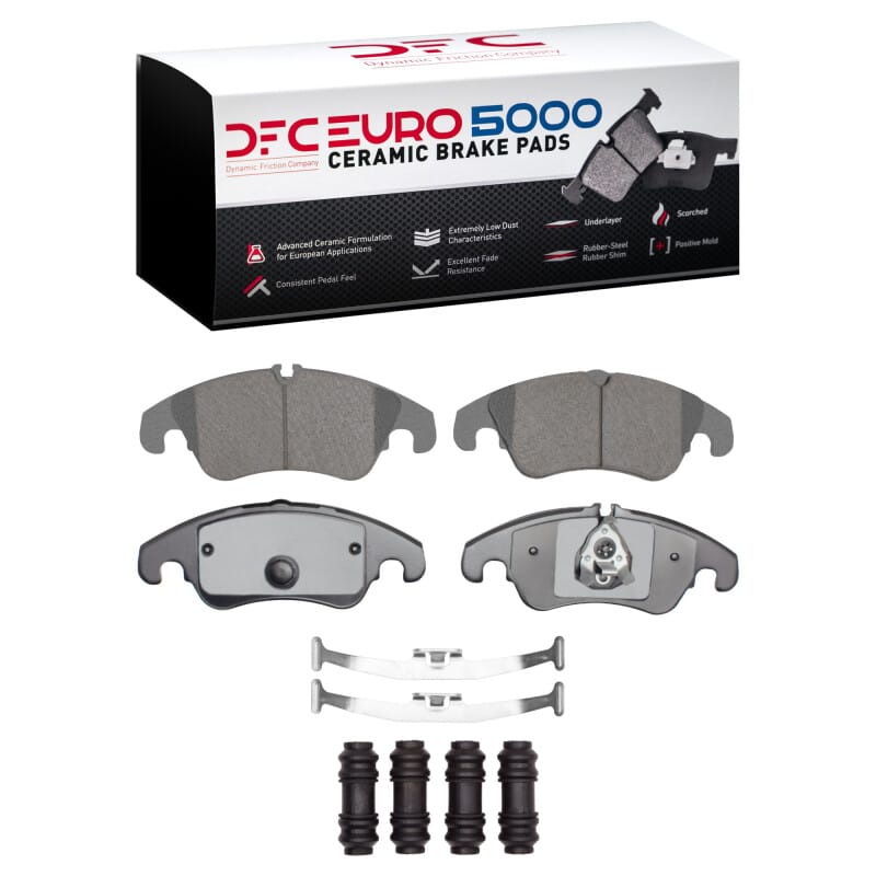DFC — DFC 09-17 Audi A6 Quattro Front Euro 5000 Ceramic Brake Pads and Hardware Kit
DFC EURO Pads + HW