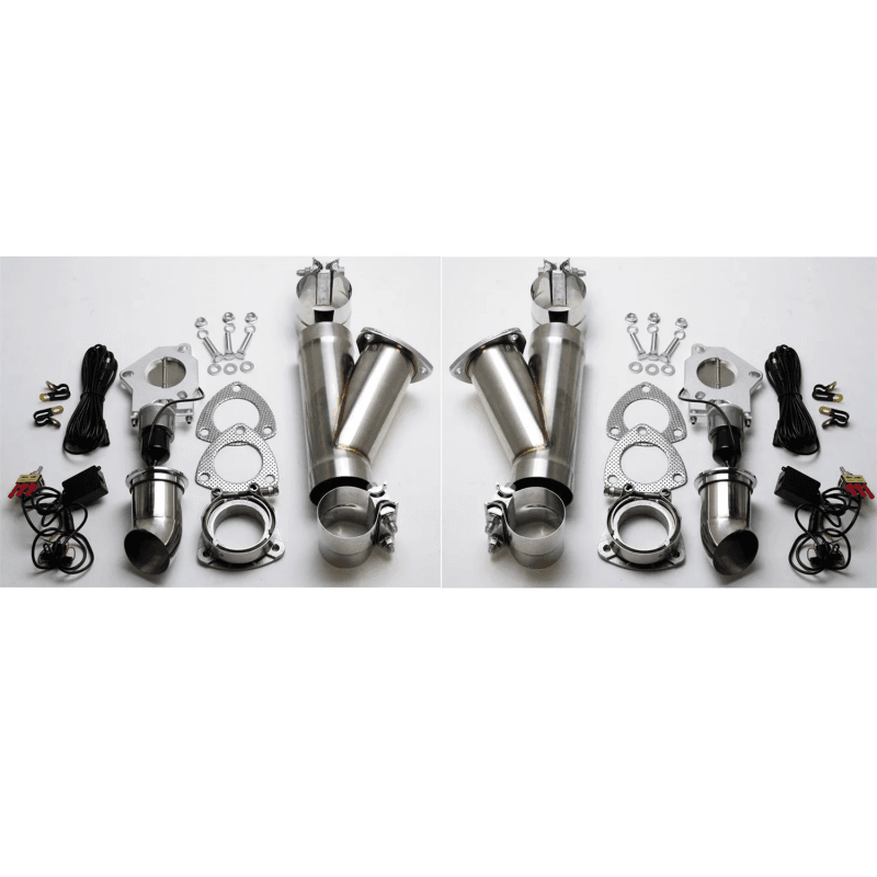 Granatelli Motor Sports — Granatelli 4.0in Alum Mild Steel Electronic Dual Slip Fit Exhaust Cutout w/Band Clamps
Exhaust Cut-Out