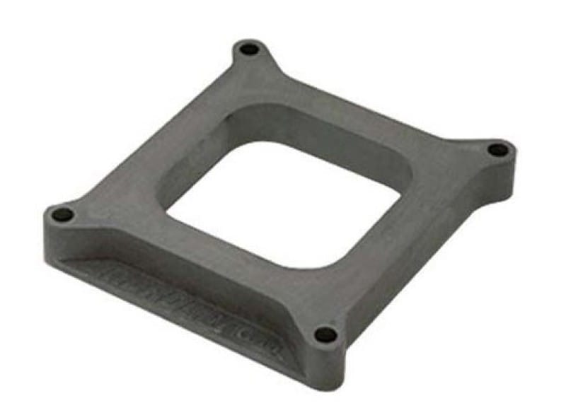 Moroso — Moroso 4150/4160 Carburetor Spacer - 3.62in ID - Open Plenum - 1in - Plastic