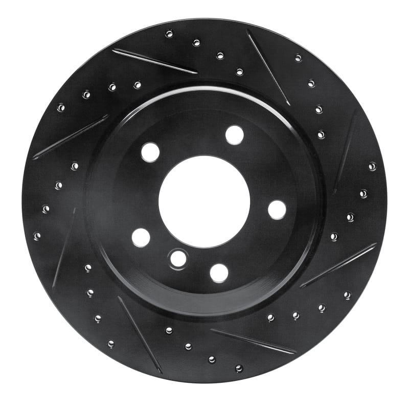 R1 Concepts — R1 04-10 BMW 530I Rear Right Drilled & Slotted Black Brake Rotor
R1 Brake Rotor Drill