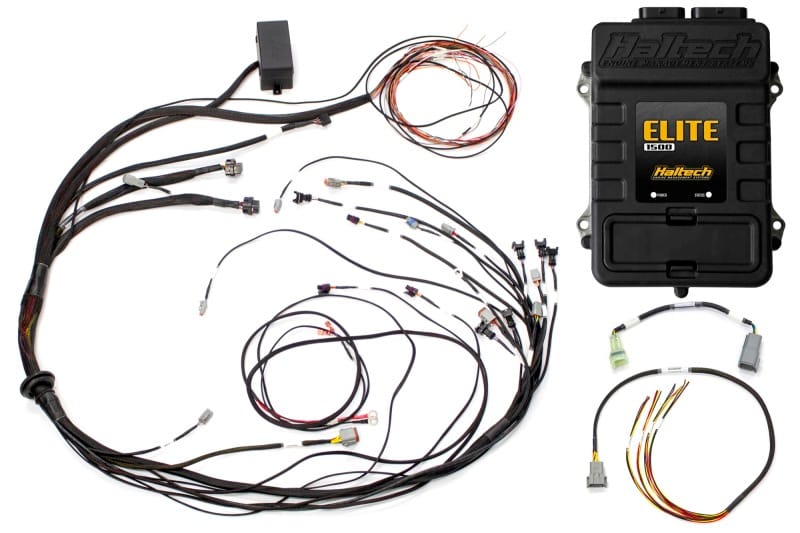 Haltech — Haltech Elite 1500 Terminated Harness ECU Kit w/ Square EV1 Injector Connectors
ECU