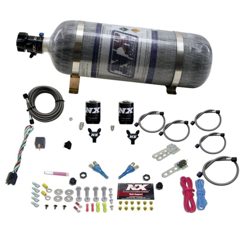 Nitrous Express — Nitrous Express 08-10 Dodge Viper EFI Dual Nozzle (100-300HP) w/Composite Bottle
Injection System Kit
N2OSys