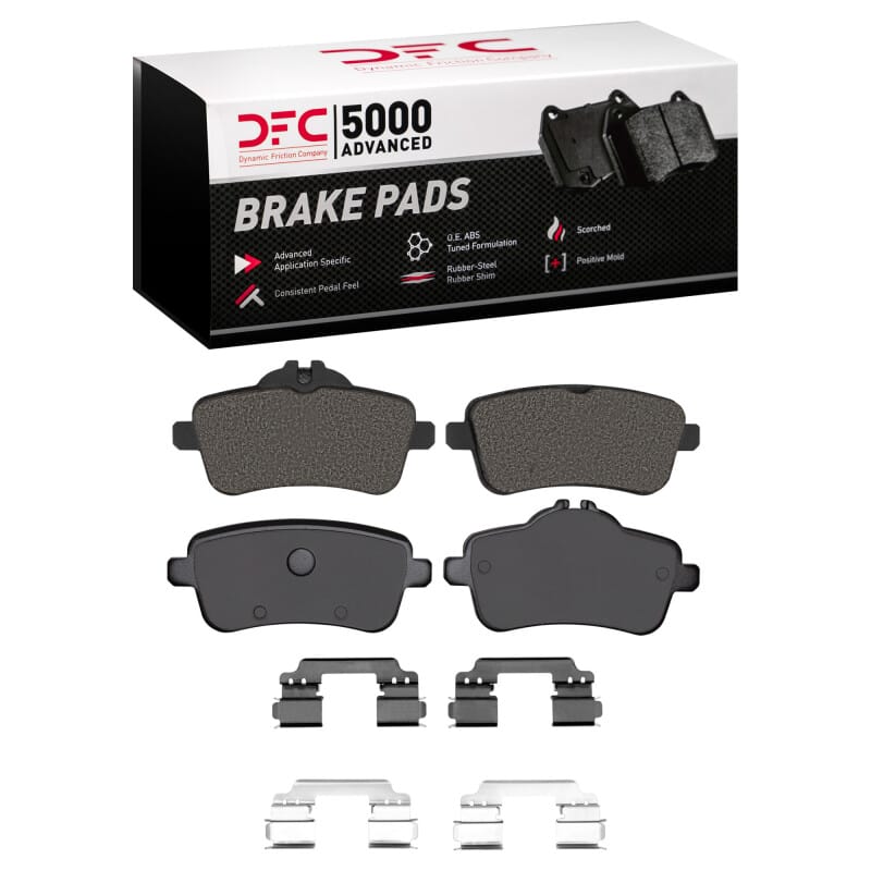 DFC — DFC 12-20 Mercedes-Benz SLK55 AMG Rear 5000 Advanced Low Metallic Brake Pads and Hardware Kit
DFC Brake Pad Set