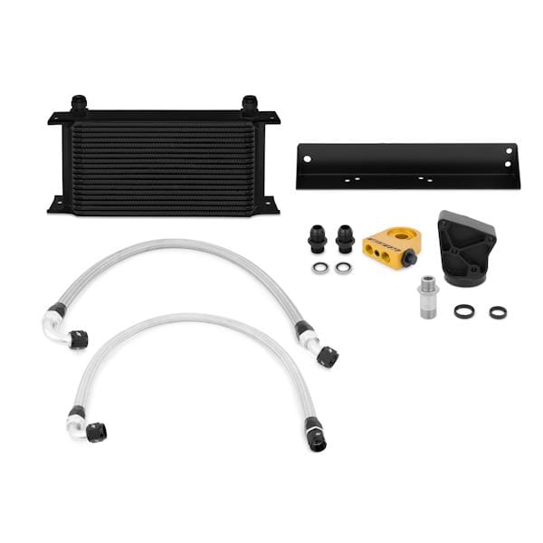 Mishimoto — Mishimoto 10-11 Hyundai Gensis Coupe 3.8L Thermostatic Black Oil Cooler Kit