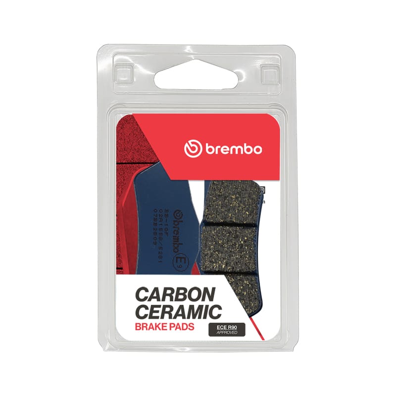 Brembo OE Powersports — Brembo OE 09-11 BMW K1300R/2015 K1300R/09-15 K1300S Carbon Ceramic CC Brake Pad - Rear