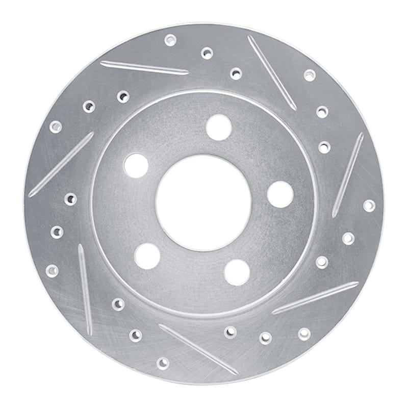 R1 Concepts — R1 85-89 Dodge ARIES Front Right Drilled & Slotted Silver Brake Rotor
R1 Brake Rotor Drill