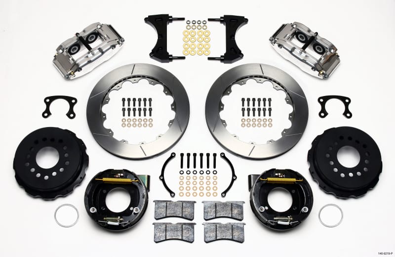 Wilwood — Wilwood Narrow Superlite 4R Rear P-Brk Kit 12.88in Polished Big Ford New Style 2.50in Offset
BRAKE KIT