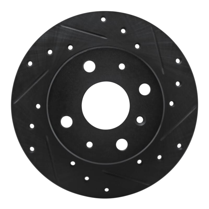 R1 Concepts — R1 88-92 Daihatsu CHARADE Front Right Drilled & Slotted Black Brake Rotor
R1 Brake Rotor Drill