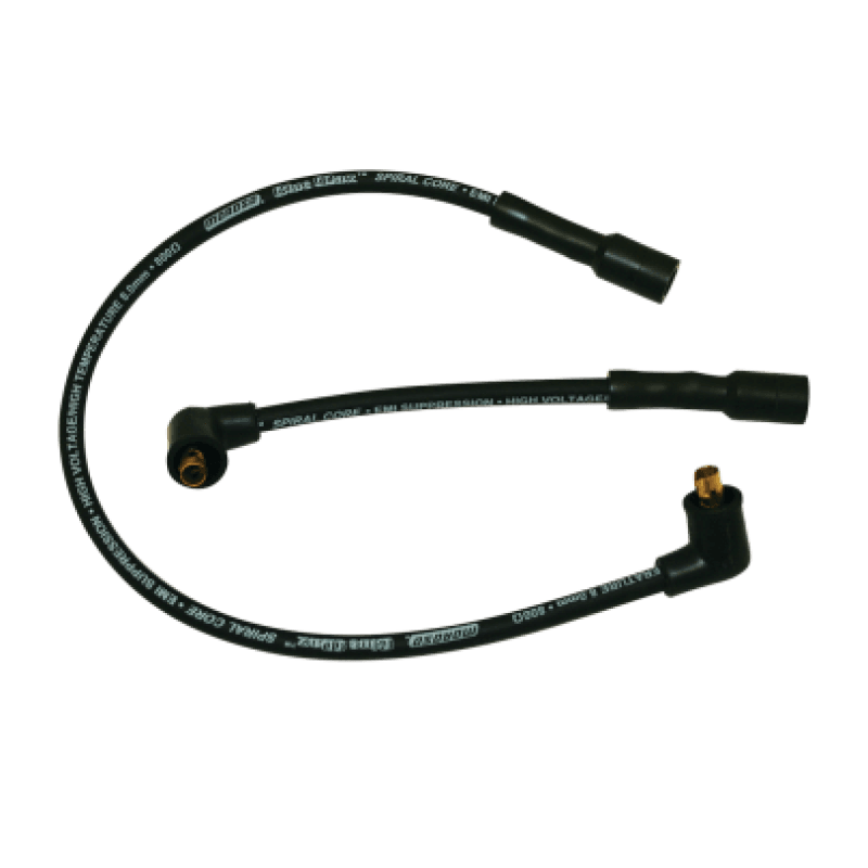 Moroso — Moroso 85-96 Harley-Davidson FLT/FLHT/FLHR/FLTR/FLHS Spiral Core Wire Set - Black