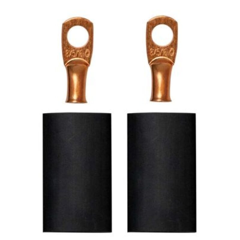 Moroso — Moroso 5/16in Dia Stud 8 GA Wire Crimp/Solder Battery Cable Terminal Kit (2 Pack)