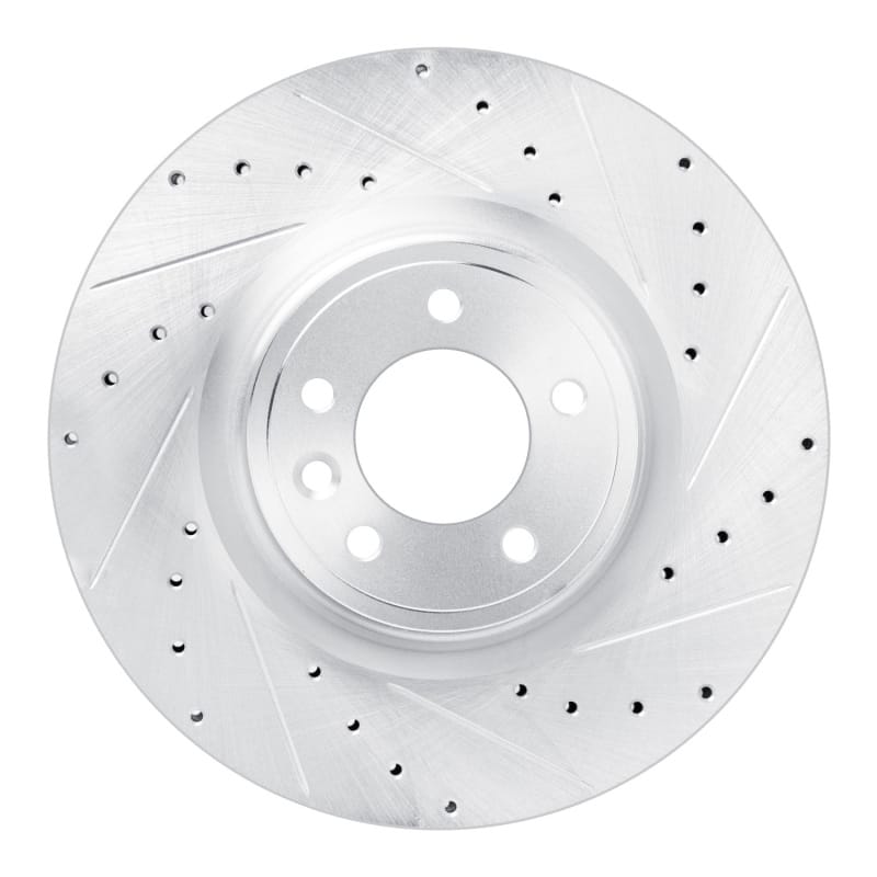 R1 Concepts — R1 18-24 Land Rover Discovery Front Right Drilled & Slotted Silver Brake Rotor
R1 Brake Rotor Drill