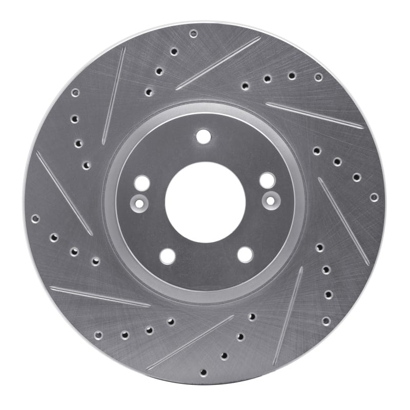R1 Concepts — R1 07-12 Hyundai Veracruz Front Left Drilled & Slotted Silver Brake Rotor
R1 Brake Rotor Drill