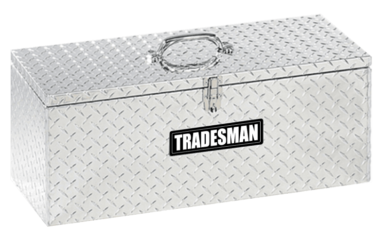 Tradesman — Tradesman Aluminum Handheld Tool Box (30in.) - Brite
