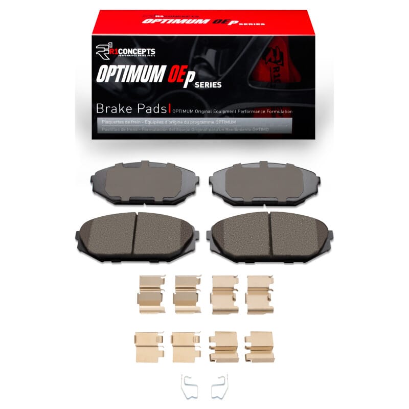 R1 Concepts — R1 99-04 Acura MDX Front Optimum OE Pads & Hardware Kit
R1 Optimum Oe Pads a