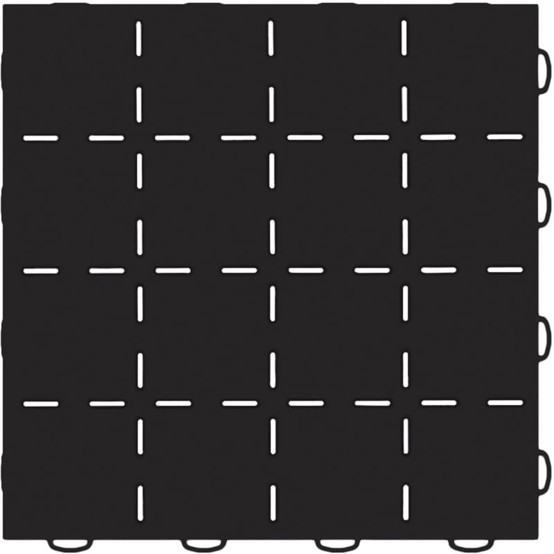 WeatherTech — WeatherTech TechFloor - 12in x 12in Solid Tile w/ Raised Squares - Black
IntGrgFloorTiles