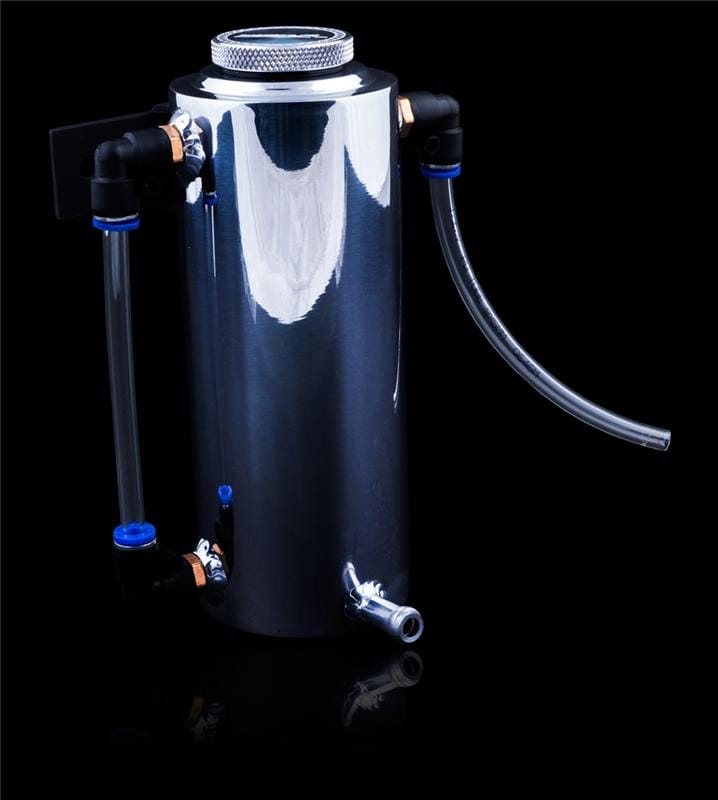 Weapon R — Weapon R 24 fl oz Polished Coolant Reserve w/ Bottom Inlet and View Tube