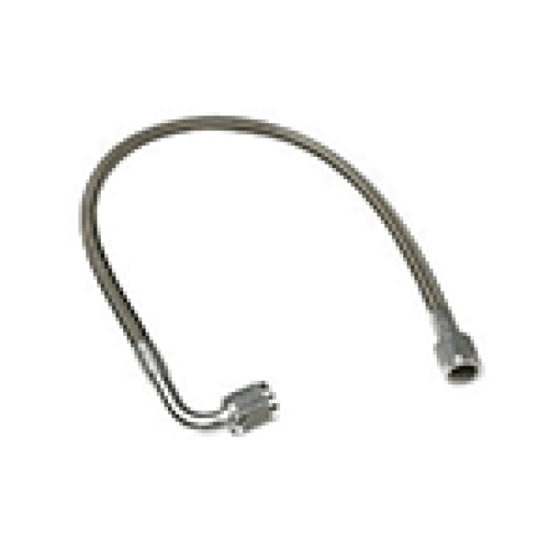 Fragola — Fragola -4AN PFTE Black Hose Assembly Straight x 90 Degree 20in