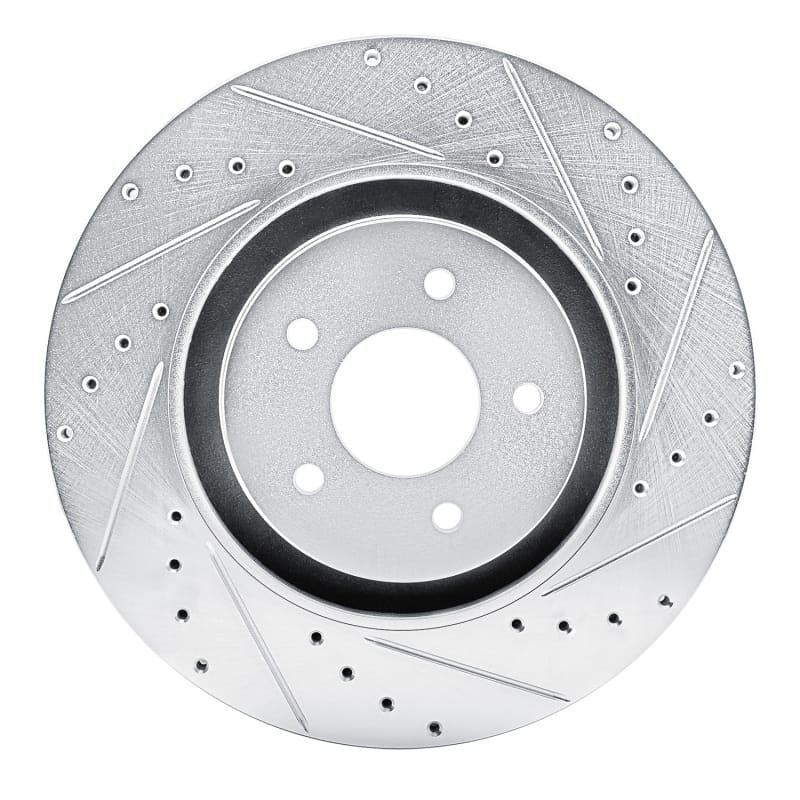 R1 Concepts — R1 2022-2025 Infiniti QX60 Front Right Drilled & Slotted Silver Brake Rotor
R1 Brake Rotor Drill
