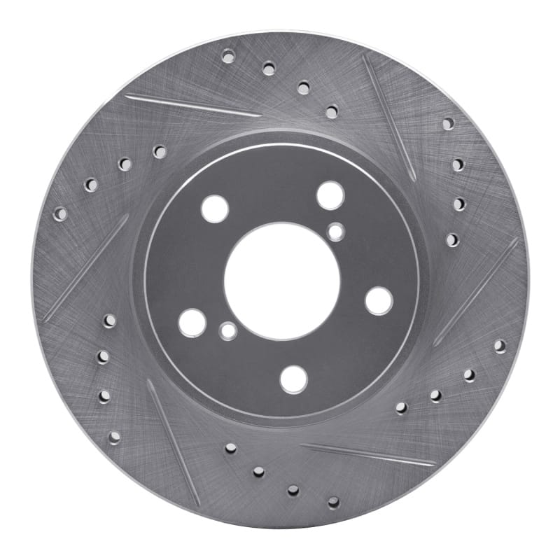 R1 Concepts — R1 90-01 Subaru Legacy Front Right Drilled & Slotted Silver Brake Rotor
R1 Brake Rotor Drill