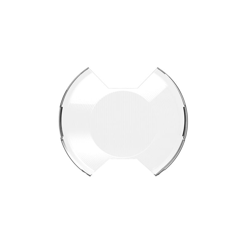 KC HiLiTES — KC HiLiTES SlimLite 8in. LED Light Shield SAE Driving (Shield Only) - Clear
