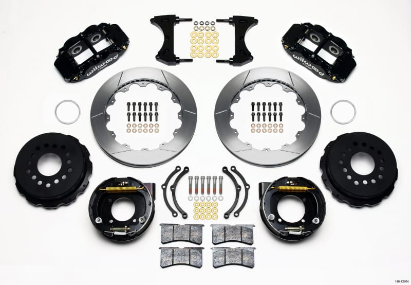 Wilwood — Wilwood Narrow Superlite 4R Rear P-Brk Kit 12.88in Chevy 12 Bolt w/ C-Clips
BRAKE KIT